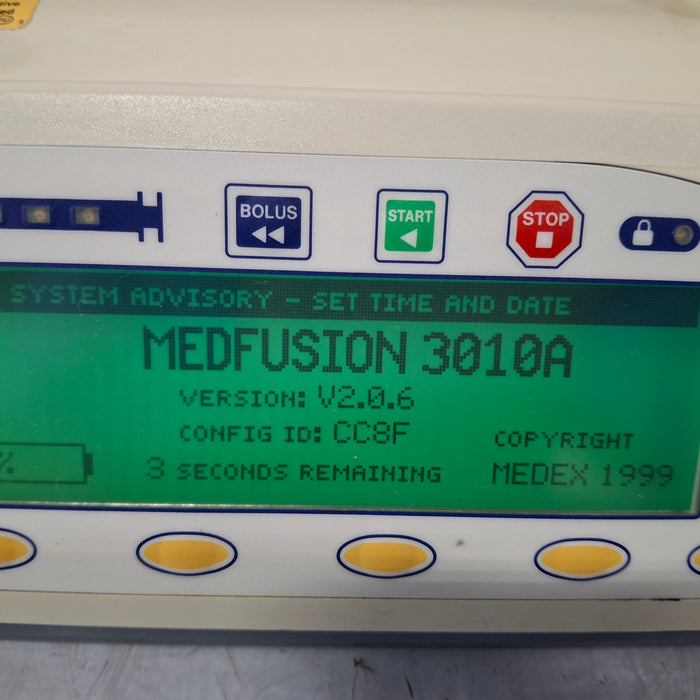 Smiths Medical Medfusion 3010a Syringe Infusion Pump