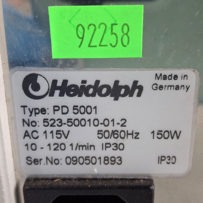 ATS Medical, Inc. Heidolph Pump Drive 5001 Peristaltic Pump