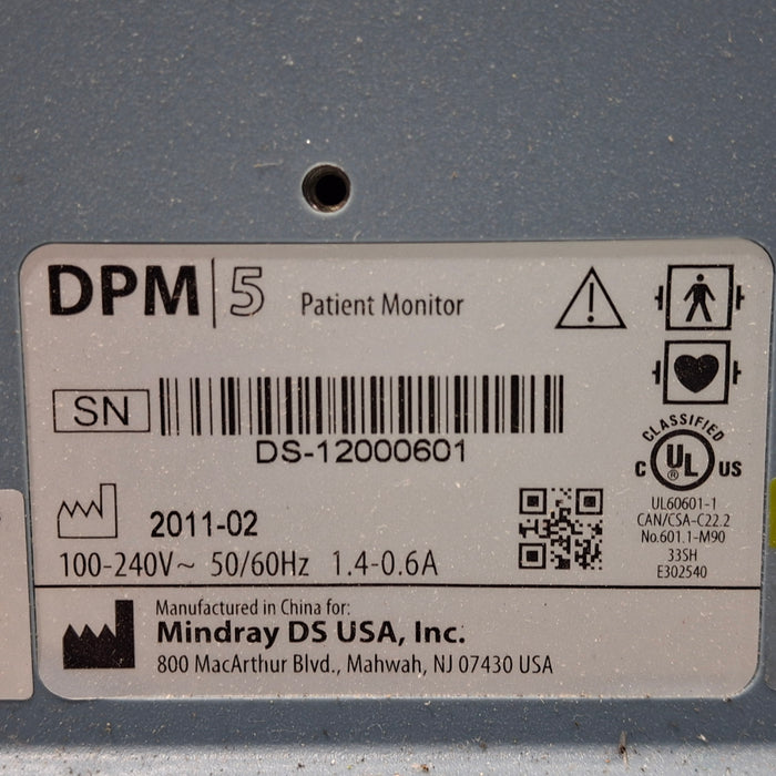 Mindray DPM5 Patient Monitor