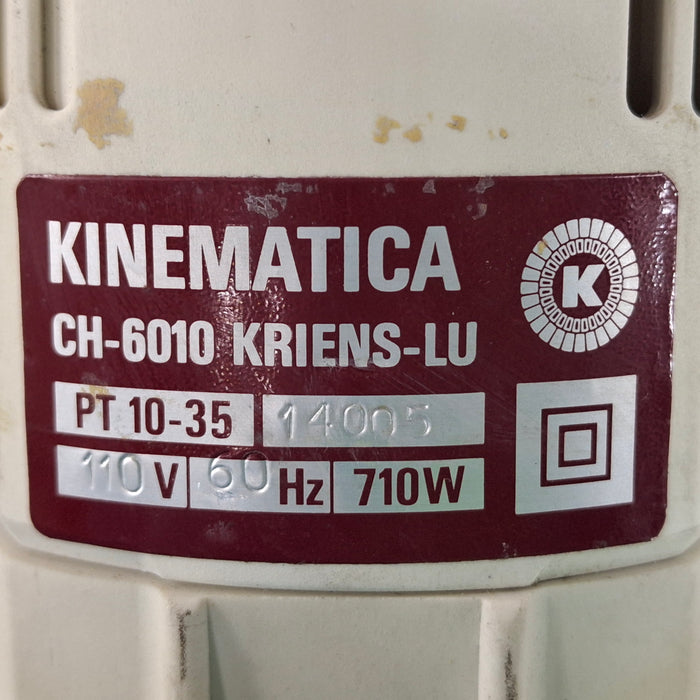 Kinematica Polytron PT 10/35 Homogenizer W PCU 11 Controller