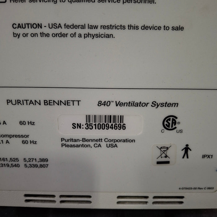 Puritan Bennett 840 Ventilator