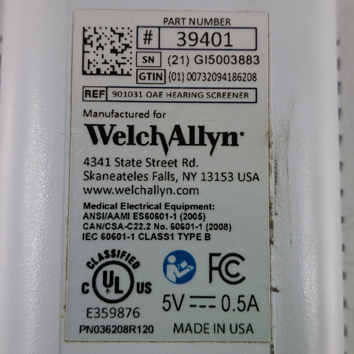 Welch Allyn OAE Hearing Screener