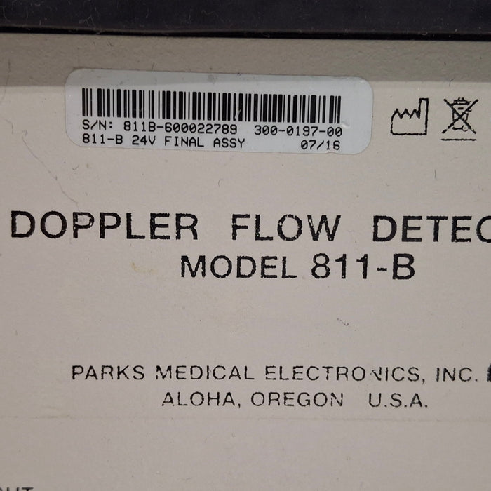 Parks 811-B Doppler Flow Detector