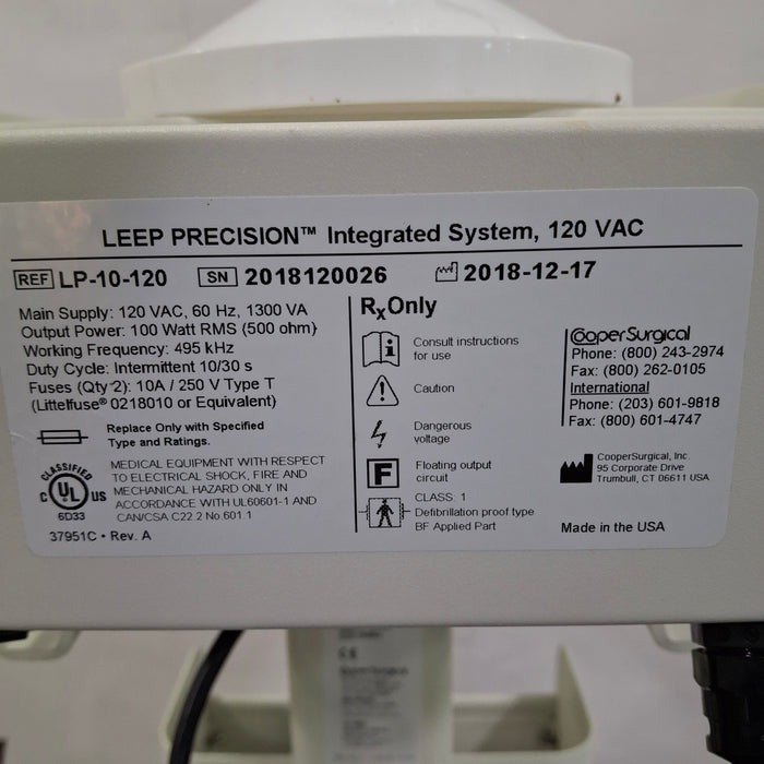 Cooper Surgical Leep Precision Integrated System