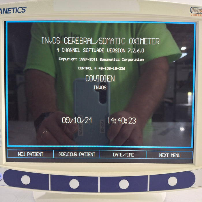 Somanetics Invos 5100C Cerebral Oximeter Monitor