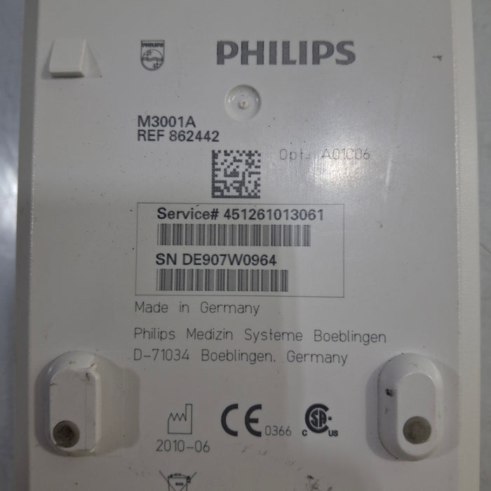 Philips M3001A-A01C06 Fast SpO2, NIBP, ECG, Temp, IBP MMS Module