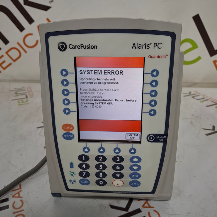 CareFusion Alaris 8015 Small Screen POC Infusion Pump