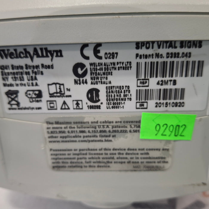 Welch Allyn Spot 420 - NIBP, Temp, Masimo SpO2 Vital Signs Monitor