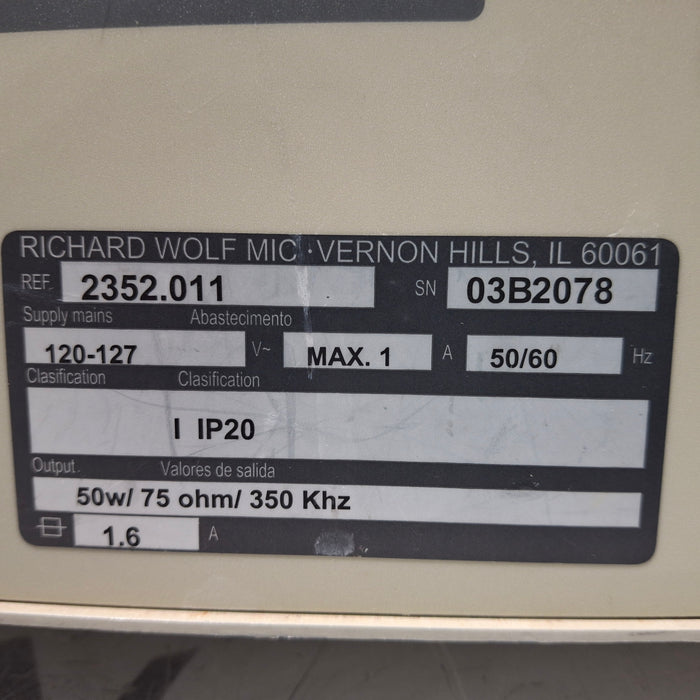 Richard Wolf 2352 Bipolar Generator