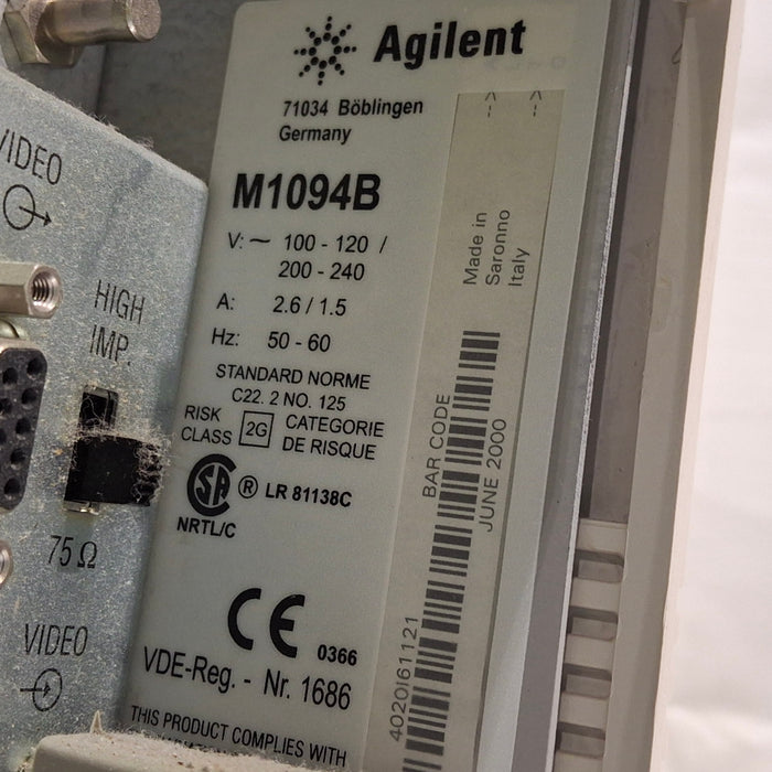 Agilent CMS-2001 Anesthesia Monitor