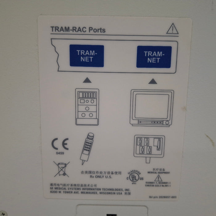 GE Healthcare TRAM-RAC 4A Module Rack