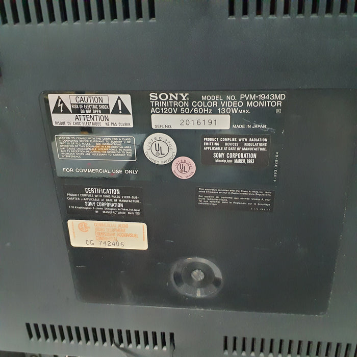 Sony TRINITRON Monitor