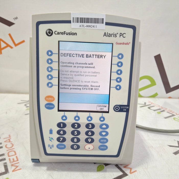 CareFusion Alaris 8015 Small Screen POC Infusion Pump