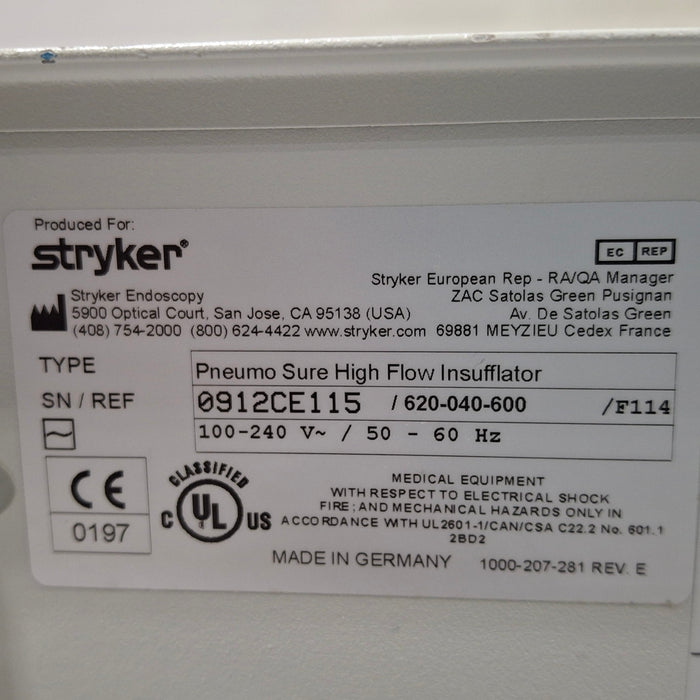 Stryker 45L Pneumo Sure XL Insufflator