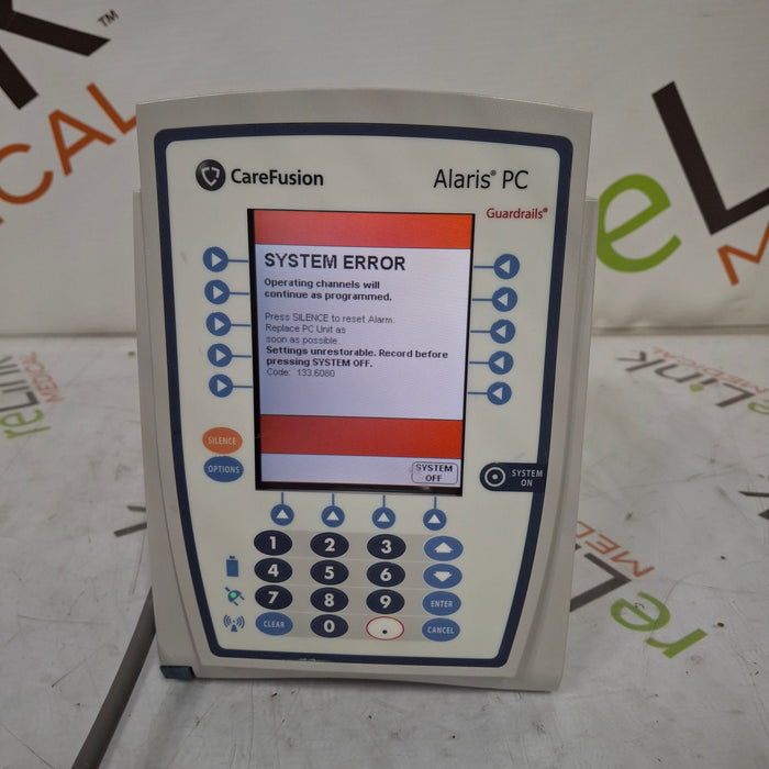 CareFusion Alaris 8015 Small Screen POC Infusion Pump