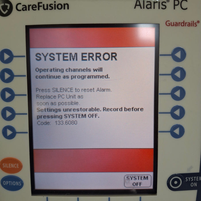 CareFusion Alaris 8015 Small Screen POC Infusion Pump