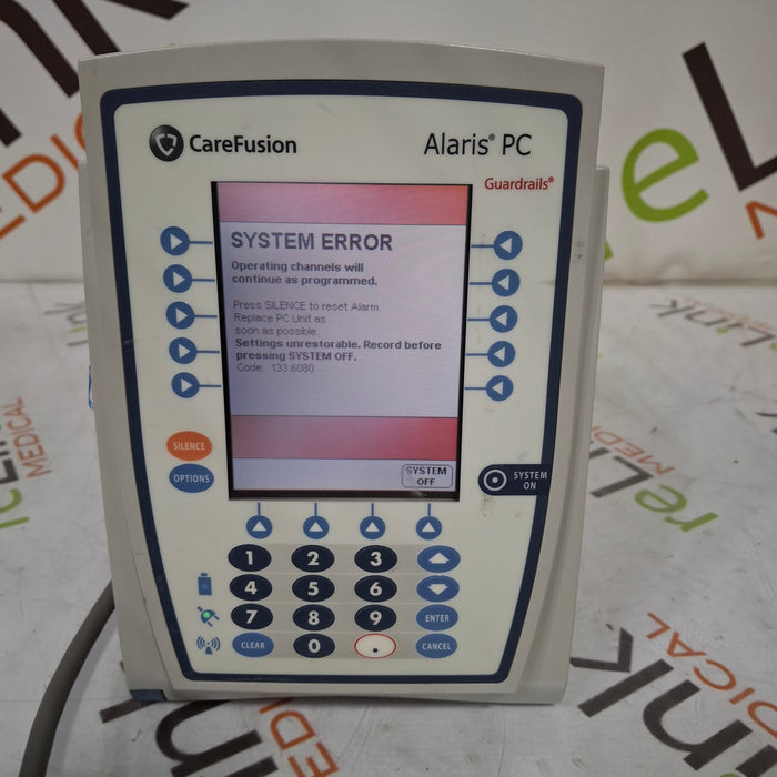 CareFusion Alaris 8015 Small Screen POC Infusion Pump