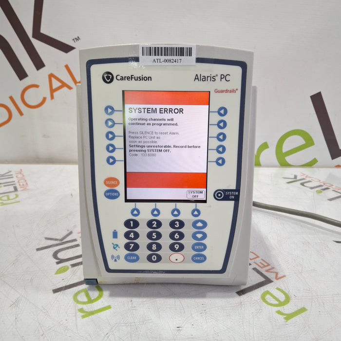 CareFusion Alaris 8015 Small Screen POC Infusion Pump