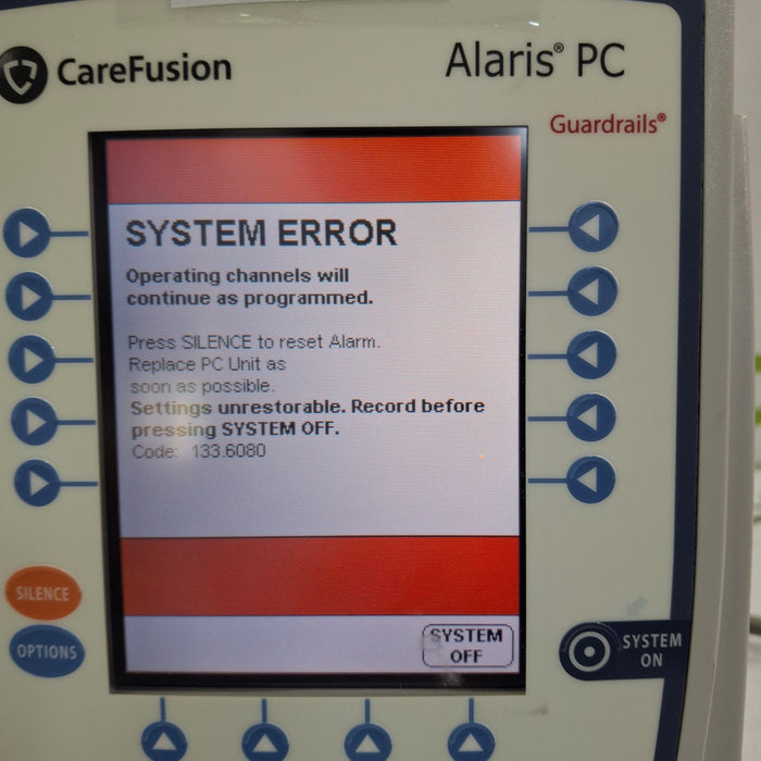 CareFusion Alaris 8015 Small Screen POC Infusion Pump