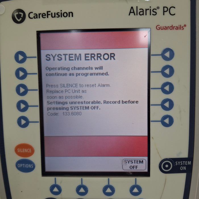 CareFusion Alaris 8015 Small Screen POC Infusion Pump