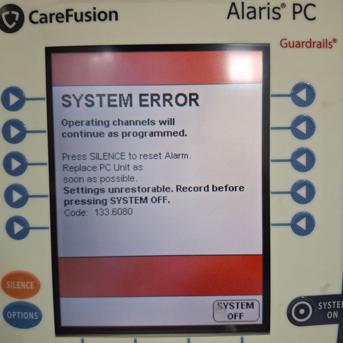 CareFusion Alaris 8015 Small Screen POC Infusion Pump