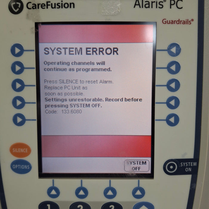 CareFusion Alaris 8015 Small Screen POC Infusion Pump