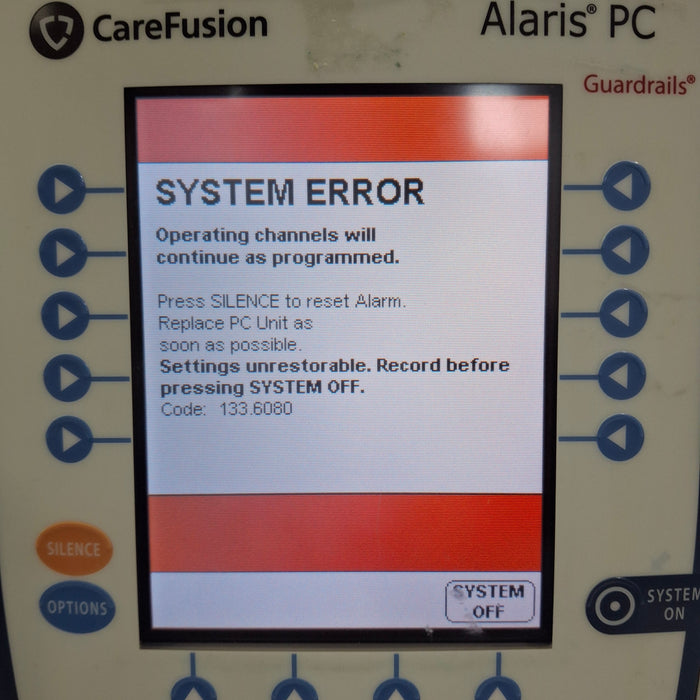 CareFusion Alaris 8015 Small Screen POC Infusion Pump