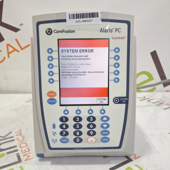 CareFusion Alaris 8015 Small Screen POC Infusion Pump