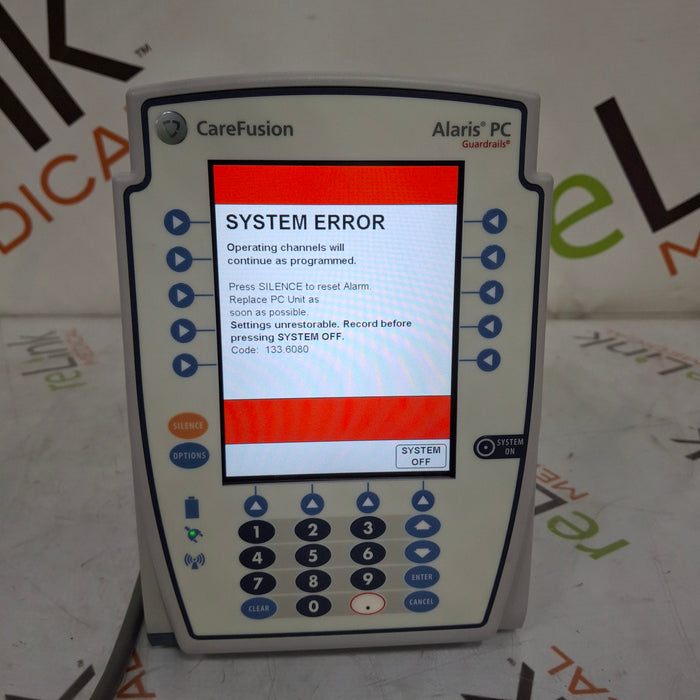 CareFusion Alaris 8015 Large Screen POC Infusion Pump