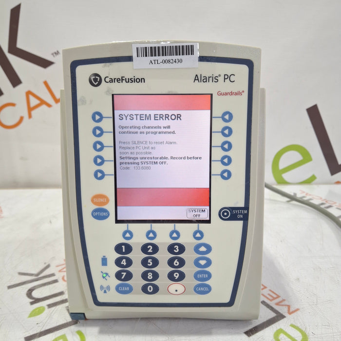 CareFusion Alaris 8015 Small Screen POC Infusion Pump