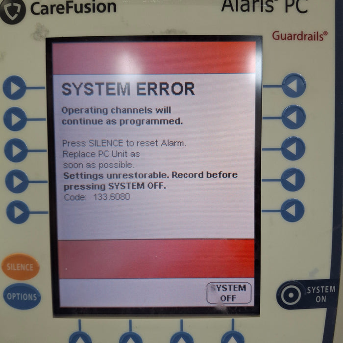 CareFusion Alaris 8015 Small Screen POC Infusion Pump