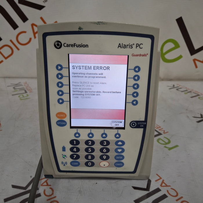 CareFusion Alaris 8015 Small Screen POC Infusion Pump