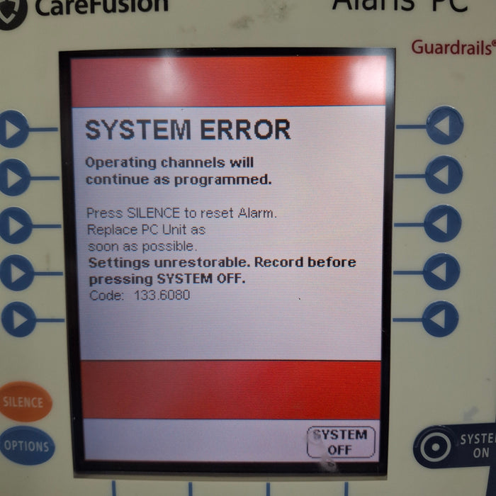 CareFusion Alaris 8015 Small Screen POC Infusion Pump