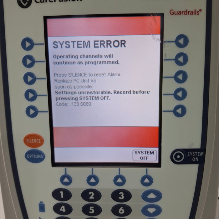 CareFusion Alaris 8015 Small Screen POC Infusion Pump