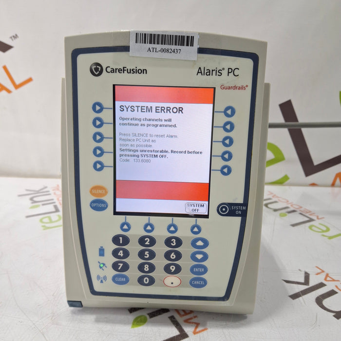 CareFusion Alaris 8015 Small Screen POC Infusion Pump