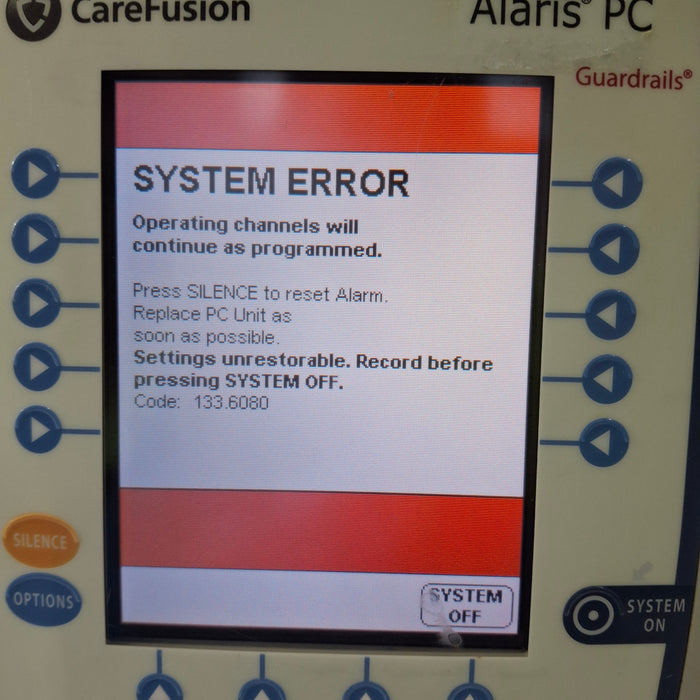 CareFusion Alaris 8015 Small Screen POC Infusion Pump