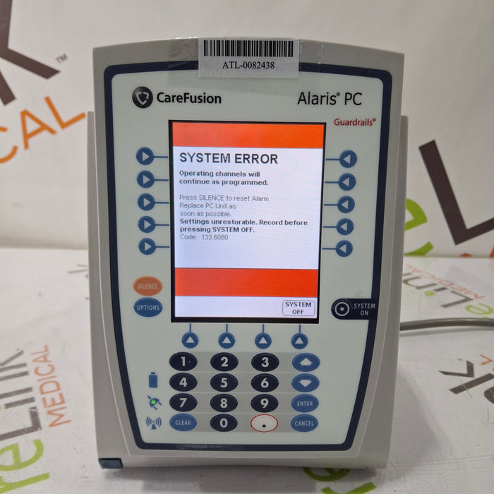 CareFusion Alaris 8015 Small Screen POC Infusion Pump