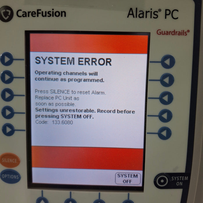 CareFusion Alaris 8015 Small Screen POC Infusion Pump