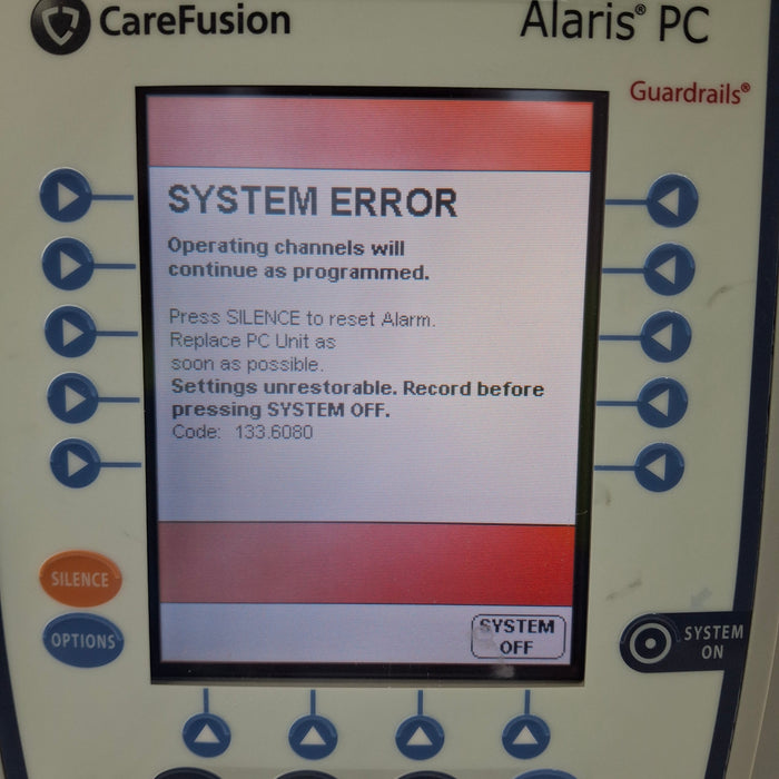 CareFusion Alaris 8015 Small Screen POC Infusion Pump