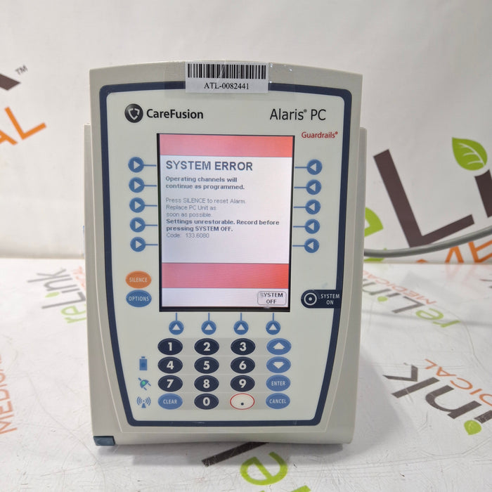 CareFusion Alaris 8015 Small Screen POC Infusion Pump