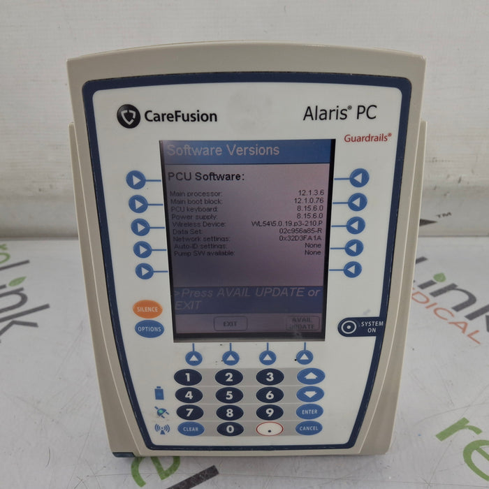 CareFusion Alaris 8015 Small Screen POC Infusion Pump