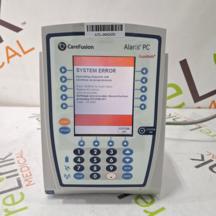 CareFusion Alaris 8015 Small Screen POC Infusion Pump