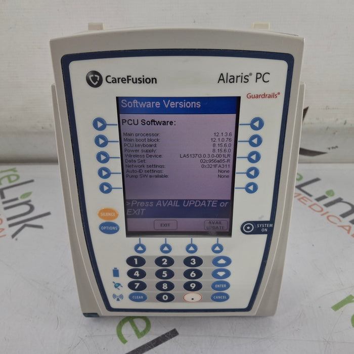 CareFusion Alaris 8015 Small Screen POC Infusion Pump