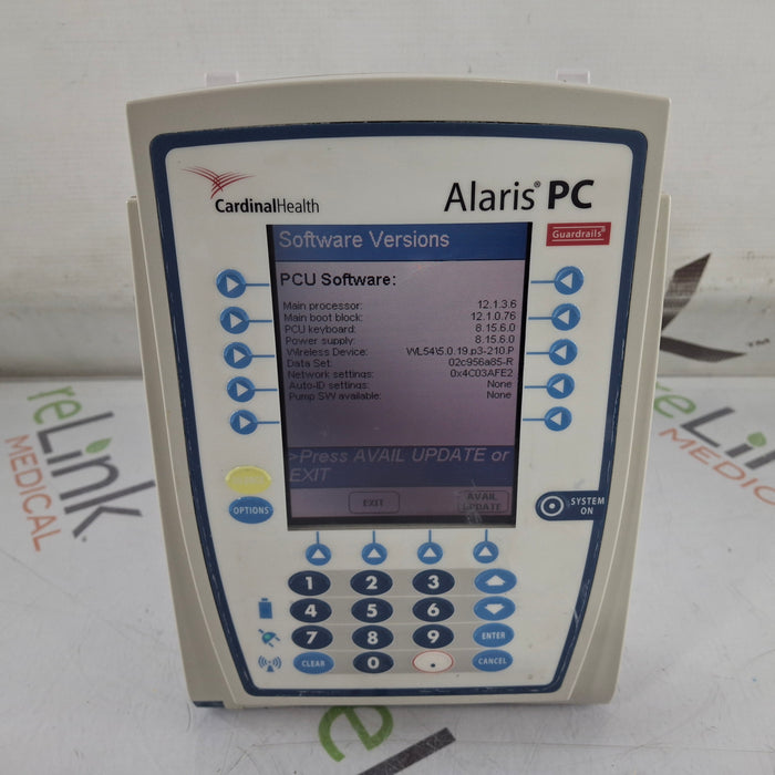 CareFusion Alaris 8015 Small Screen POC Infusion Pump