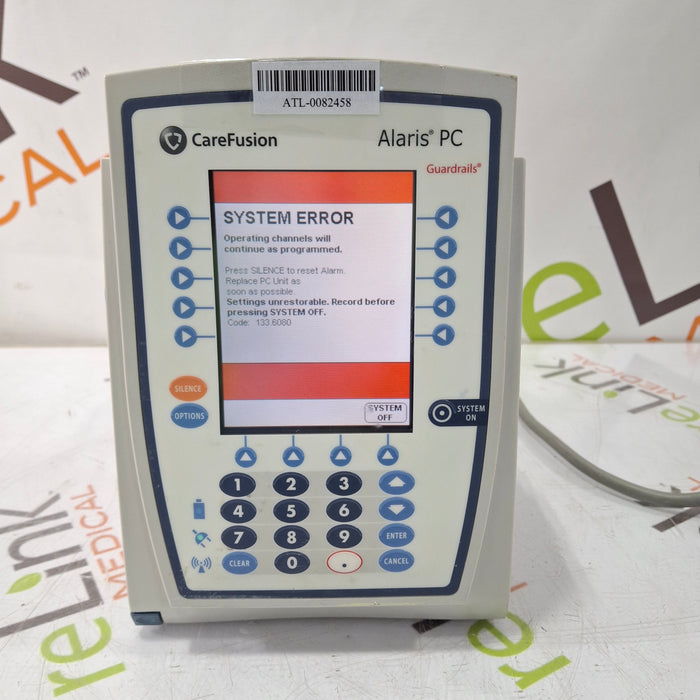 CareFusion Alaris 8015 Small Screen POC Infusion Pump