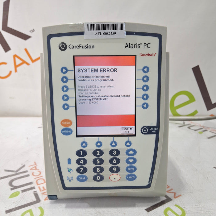 CareFusion Alaris 8015 Small Screen POC Infusion Pump