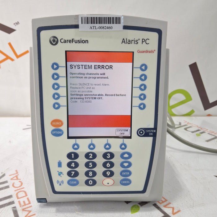 CareFusion Alaris 8015 Small Screen POC Infusion Pump