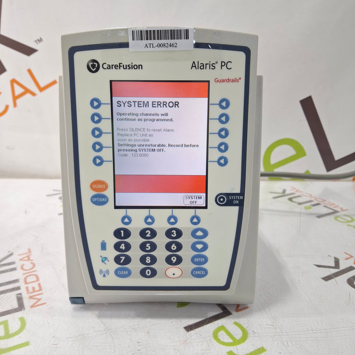 CareFusion Alaris 8015 Small Screen POC Infusion Pump