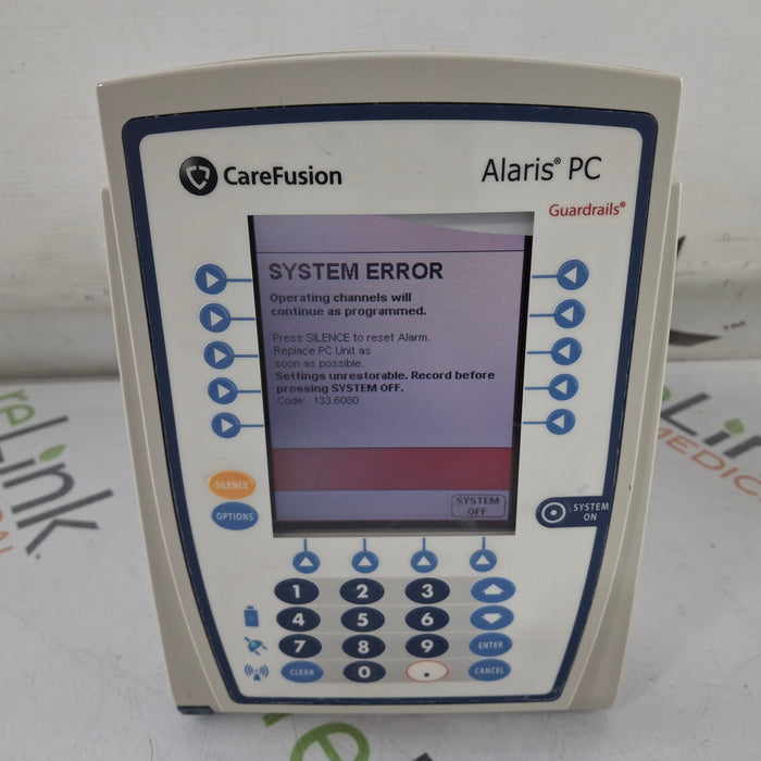 CareFusion Alaris 8015 Small Screen POC Infusion Pump