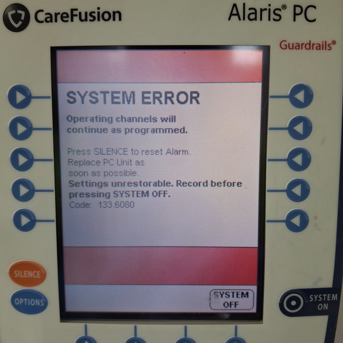 CareFusion Alaris 8015 Small Screen POC Infusion Pump